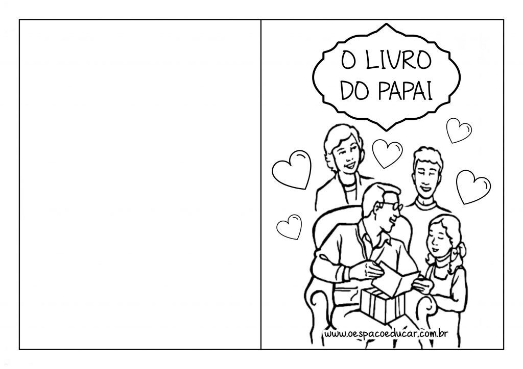 Dia dos pais: "Livro do papai" para alunos(as) em Alfabetização