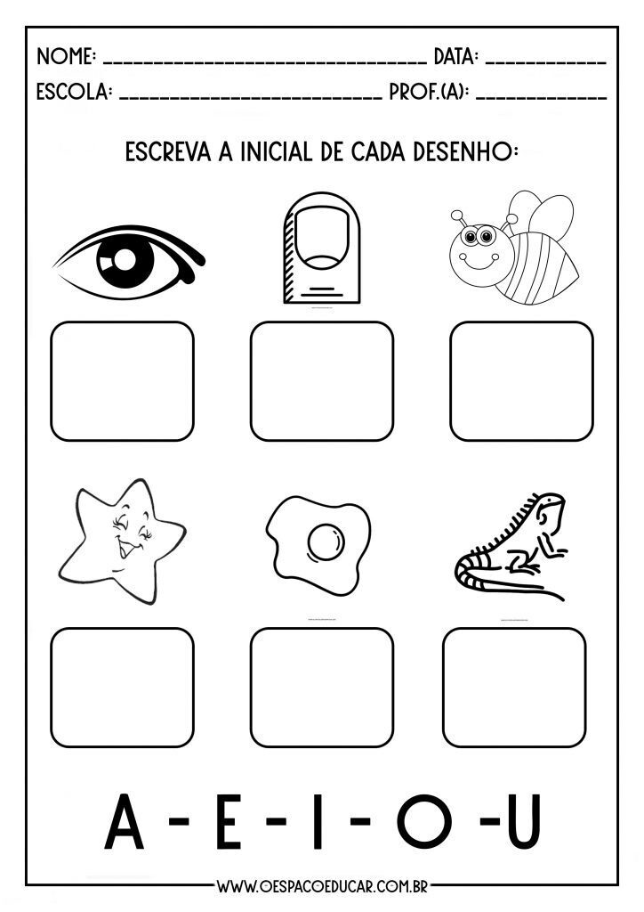 ATIVIDADES VOGAIS