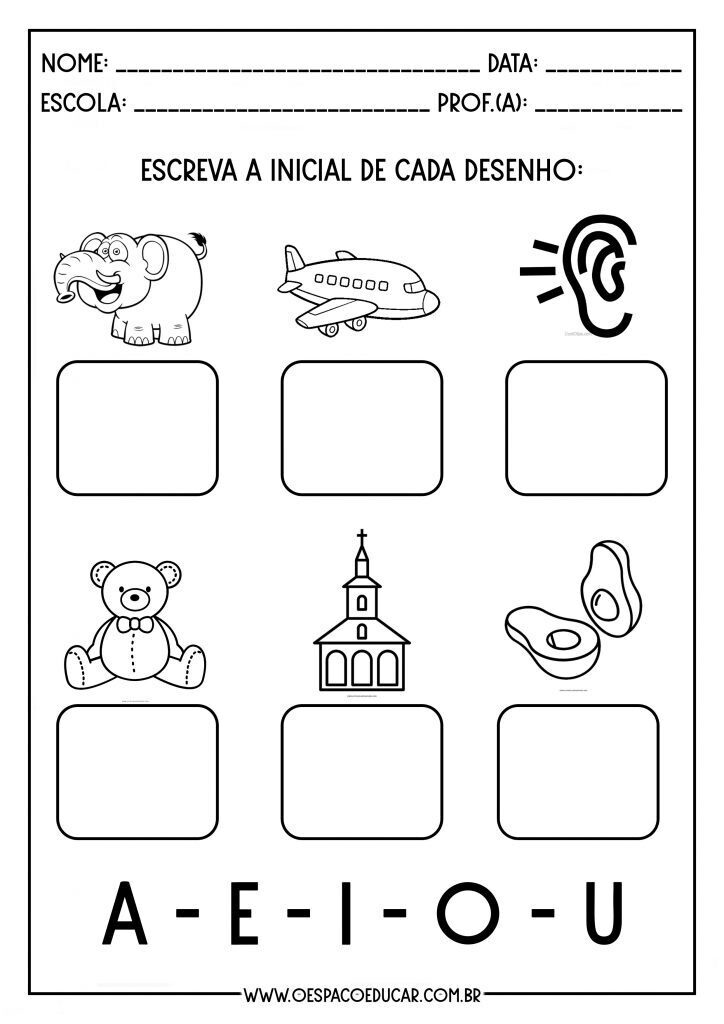 ATIVIDADES VOGAIS