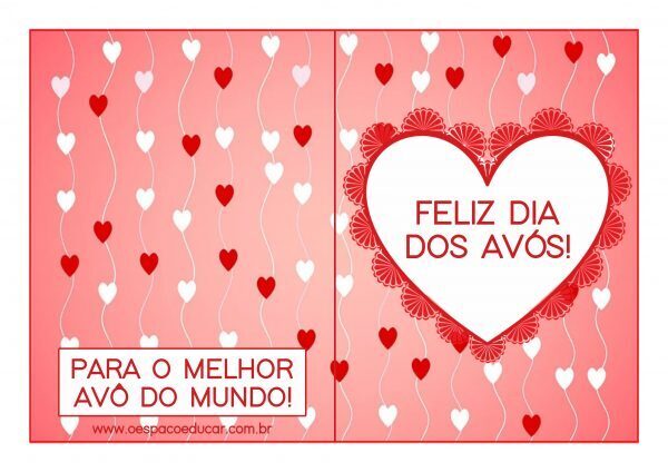 Dia dos avós: cartão para presentear