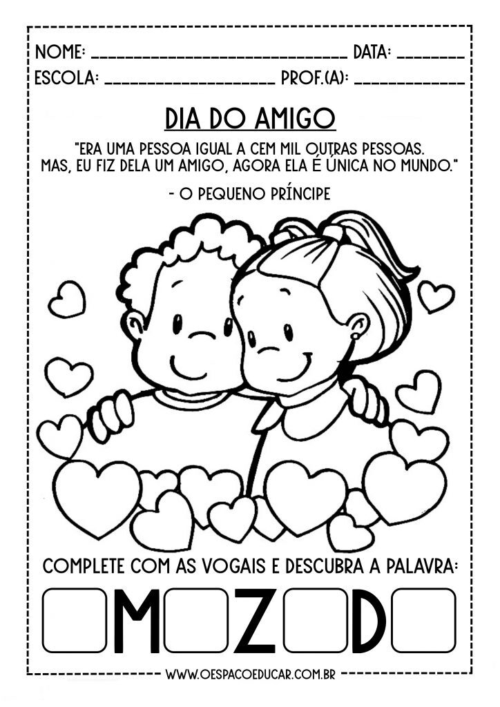 DIA DO AMIGO