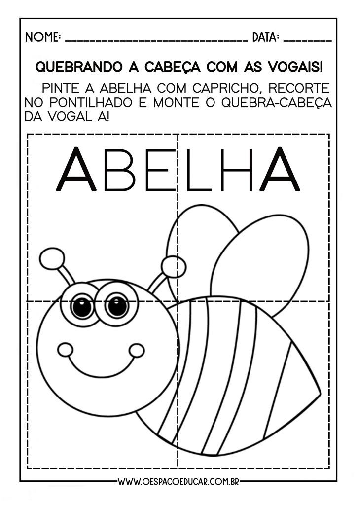 QUEBRA CABEÇA DAS VOGAIS