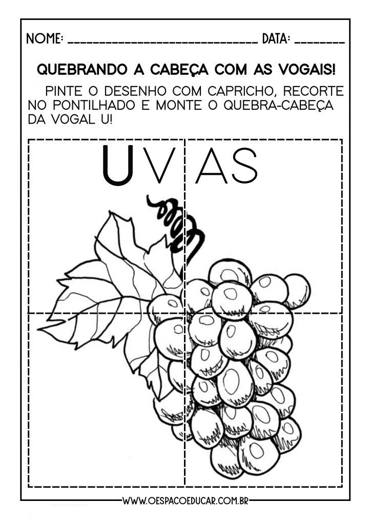 QUEBRA CABEÇA DAS VOGAIS