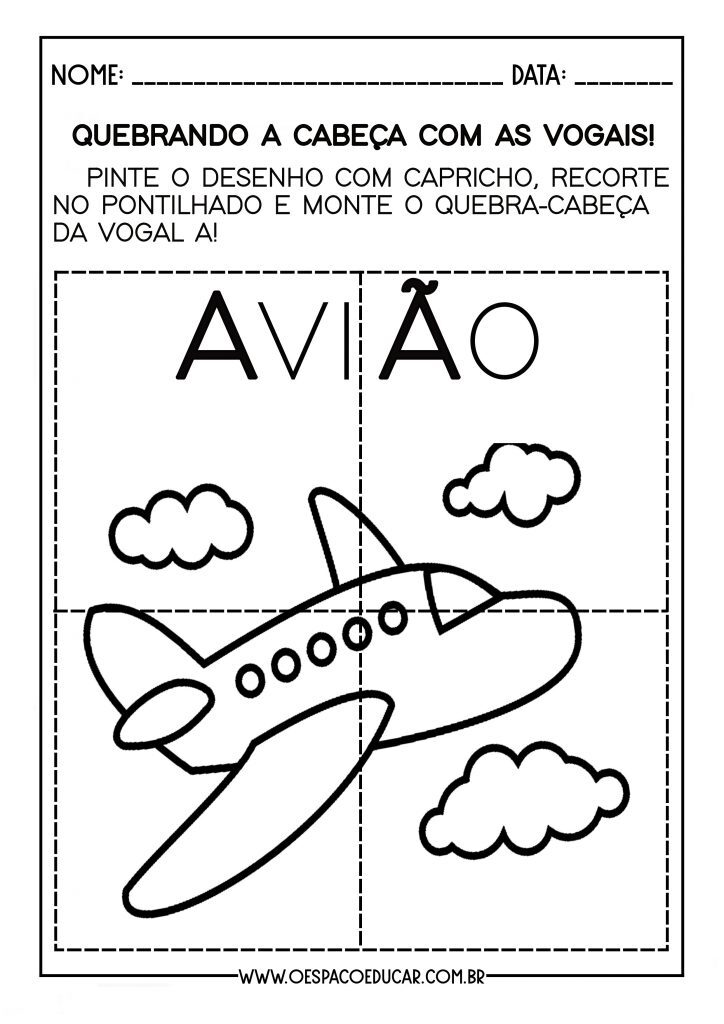 QUEBRA CABEÇA DAS VOGAIS