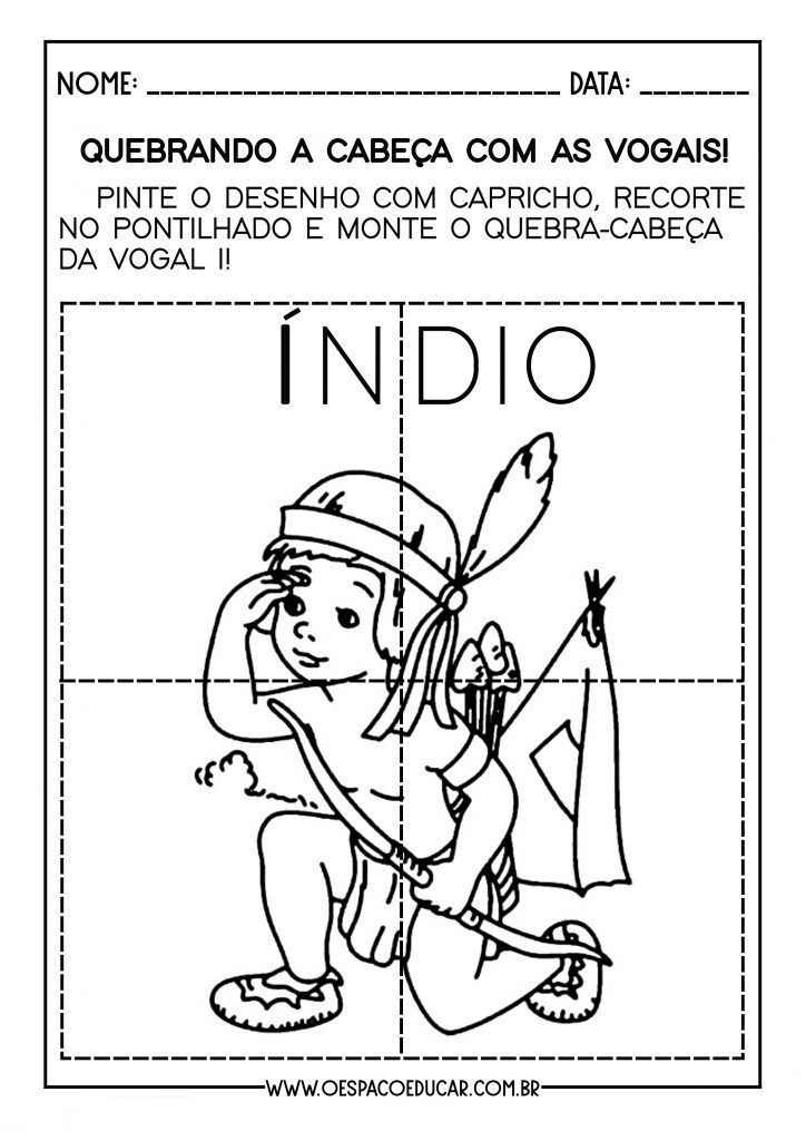 QUEBRA CABEÇA DAS VOGAIS