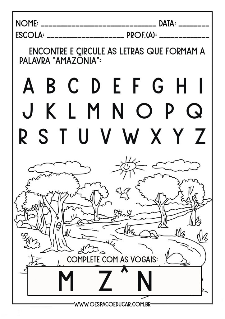 Dia da Amazônia: atividades para trabalhar essa data na Educação Infantil