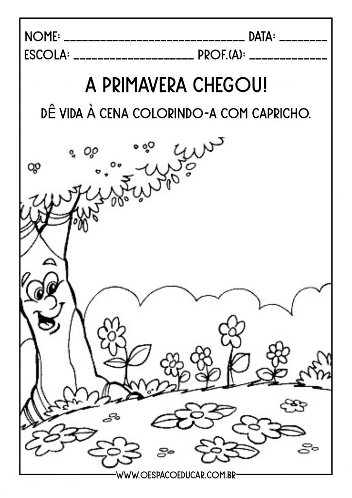 Atividades primavera
