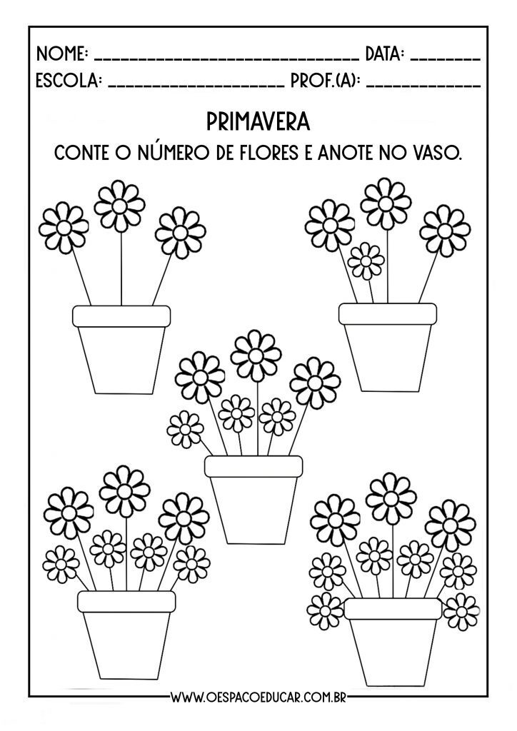 Atividades primavera