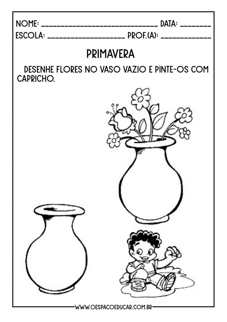 Atividades primavera