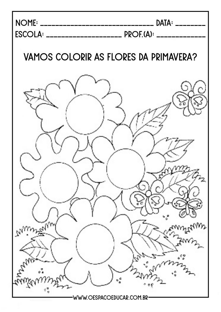 Atividades primavera