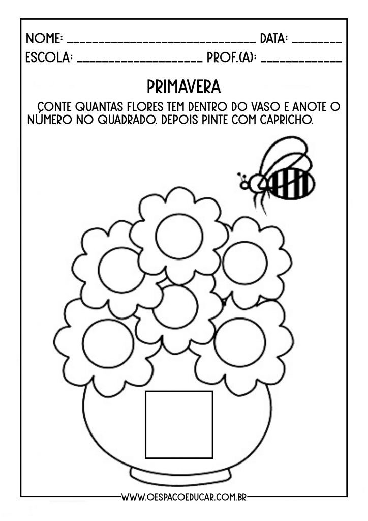 Atividades primavera