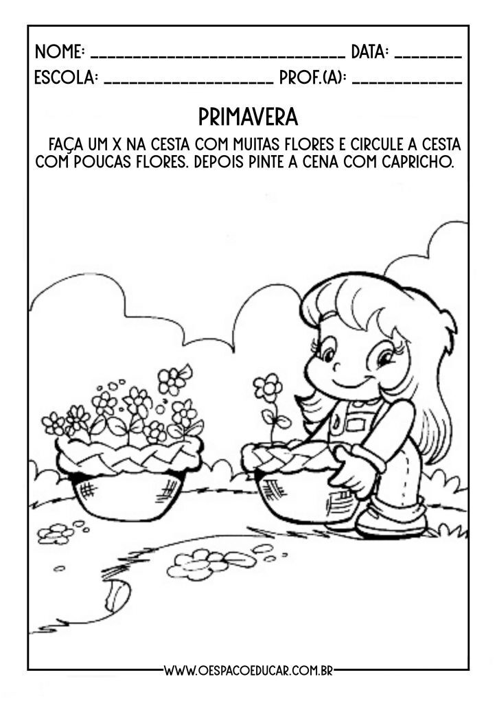 Atividades primavera
