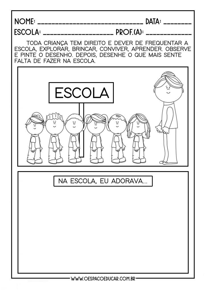 Dia das crianças educação infantil