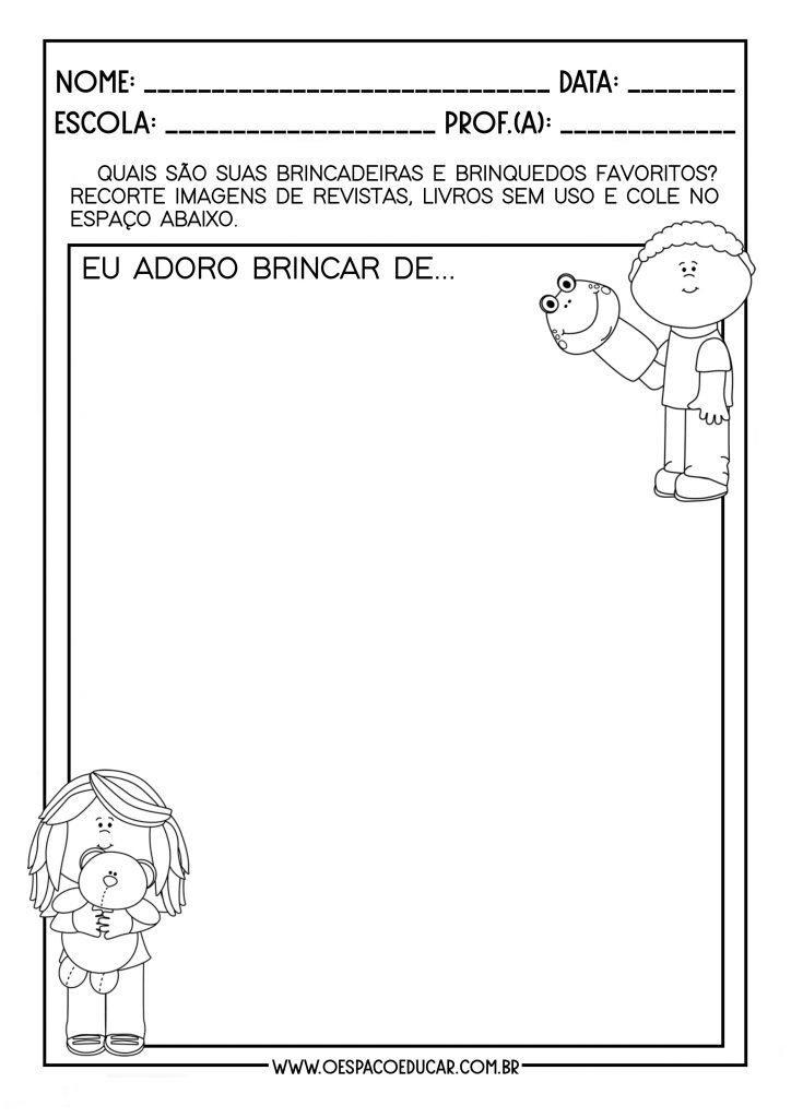 Dia das crianças educação infantil