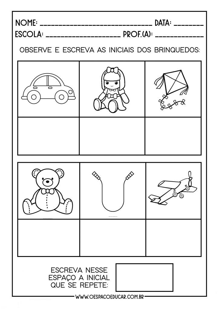 Dia das crianças educação infantil