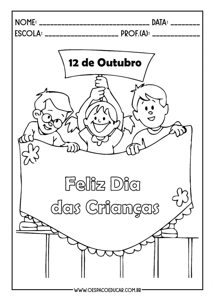 Dia das crianças educação infantil