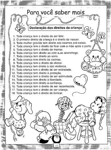 Estatuto da crianc3a7a e do adolescente eca atividades