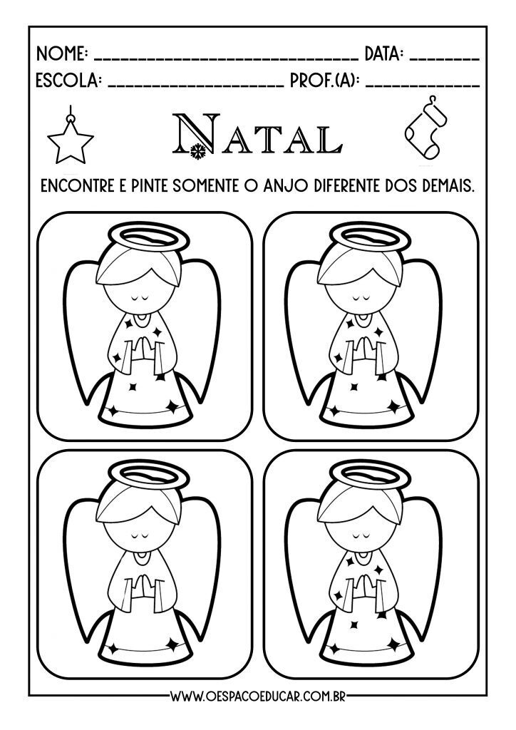 Educação Infantil: atividades natalinas para download!