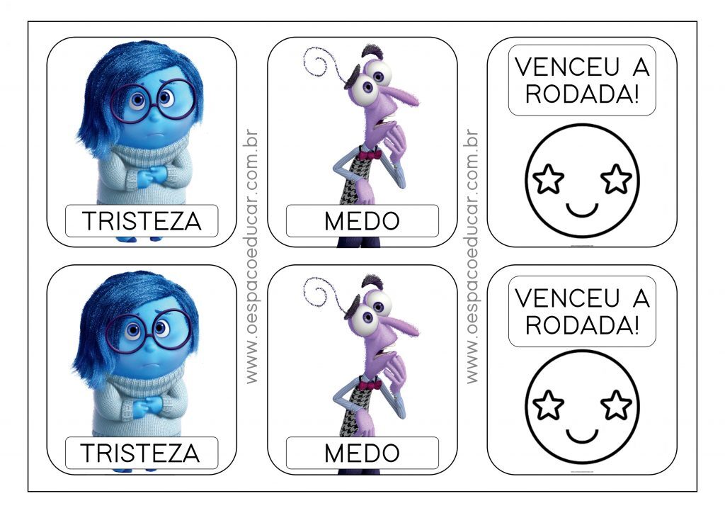 Memória das emoções com escrita