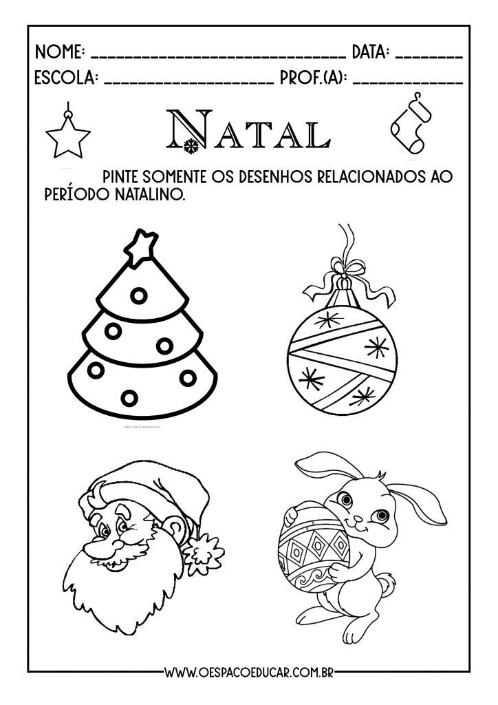 Educação Infantil: atividades natalinas para download!