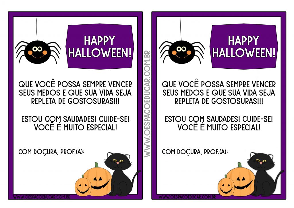 Cartão halloween