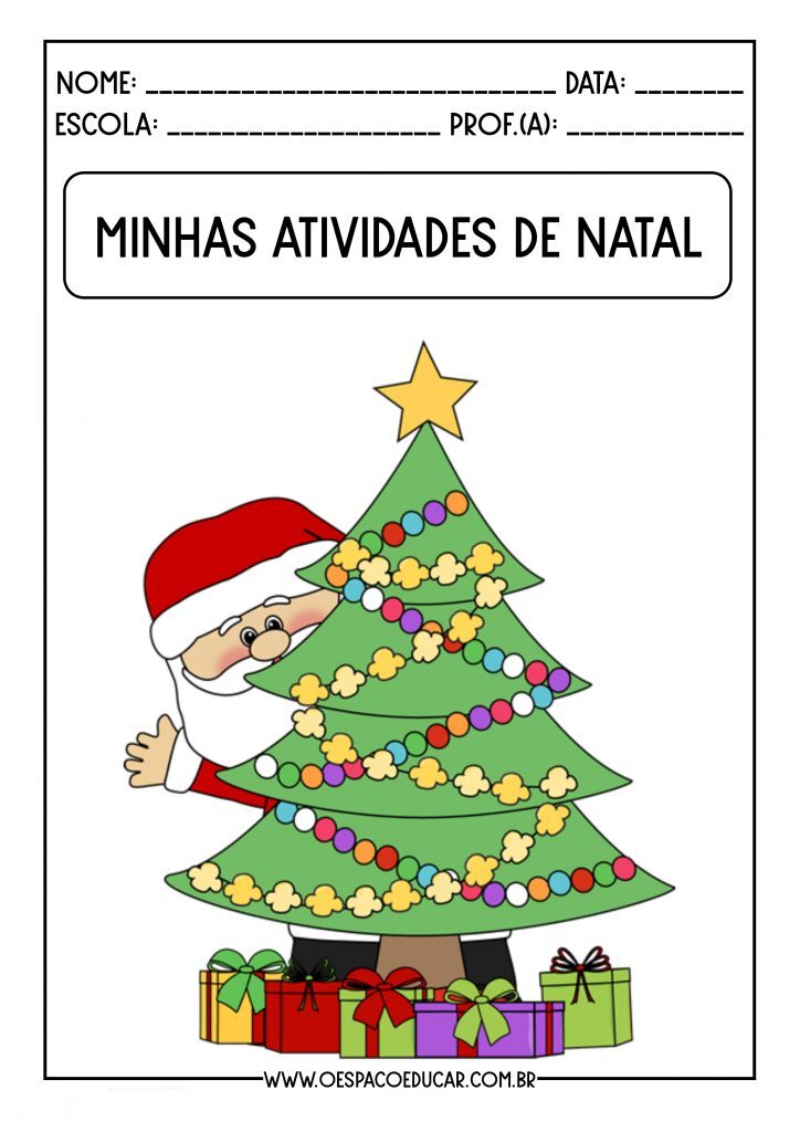 Minhas atividades de Natal