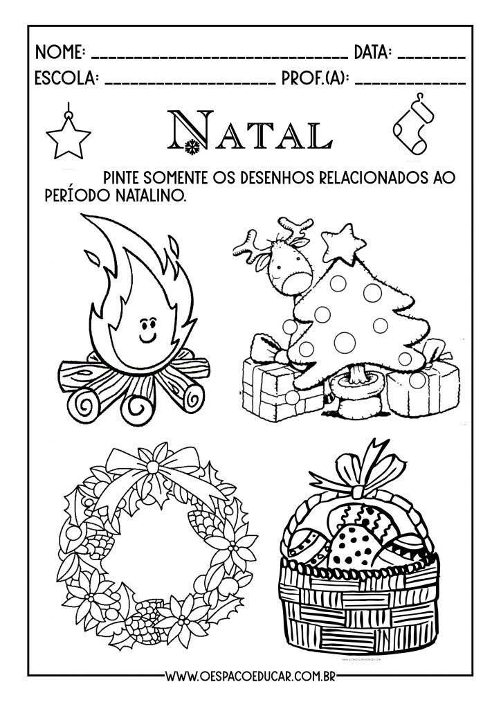 Educação Infantil: atividades natalinas para download!