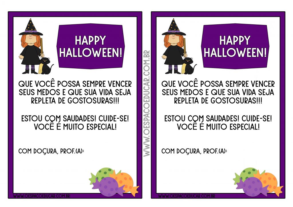 Cartão halloween