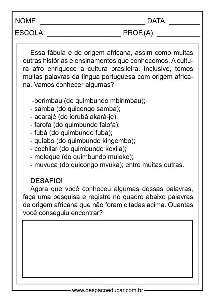 O macaco e o peixe