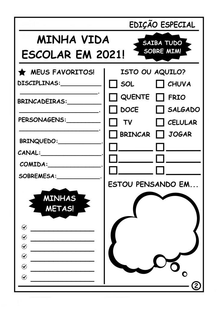 JORNAL ESPECIAL MINHA VIDA ESCOLAR EM