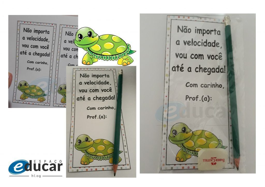 Recado motivacional para lembrancinha!