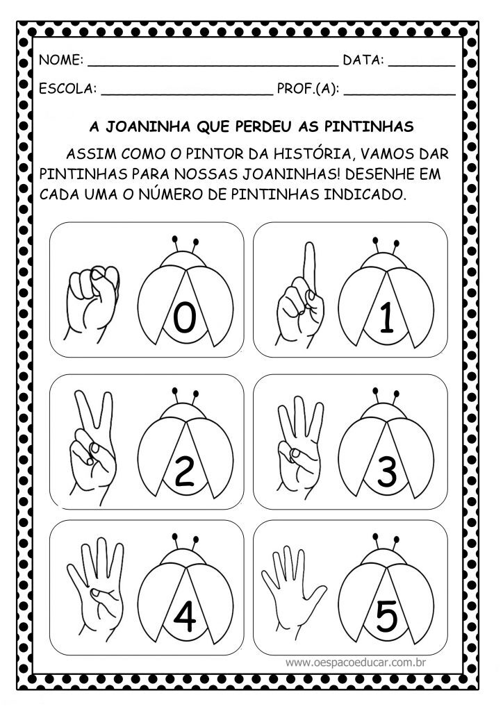 A joaninha que perdeu as pintinhas