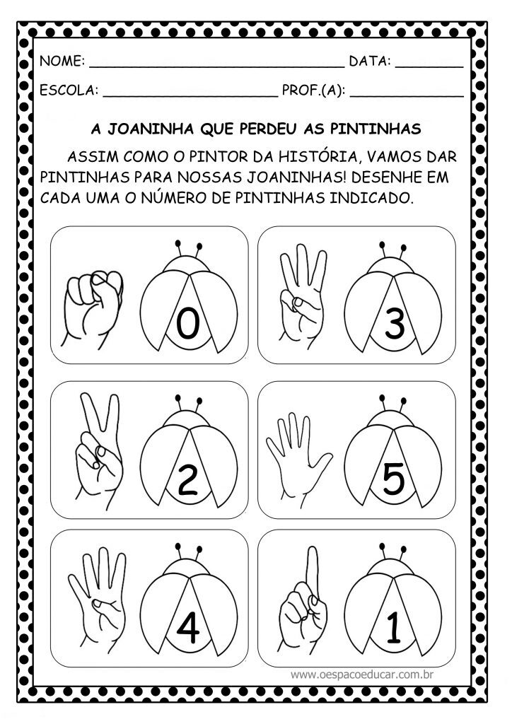 A joaninha que perdeu as pintinhas