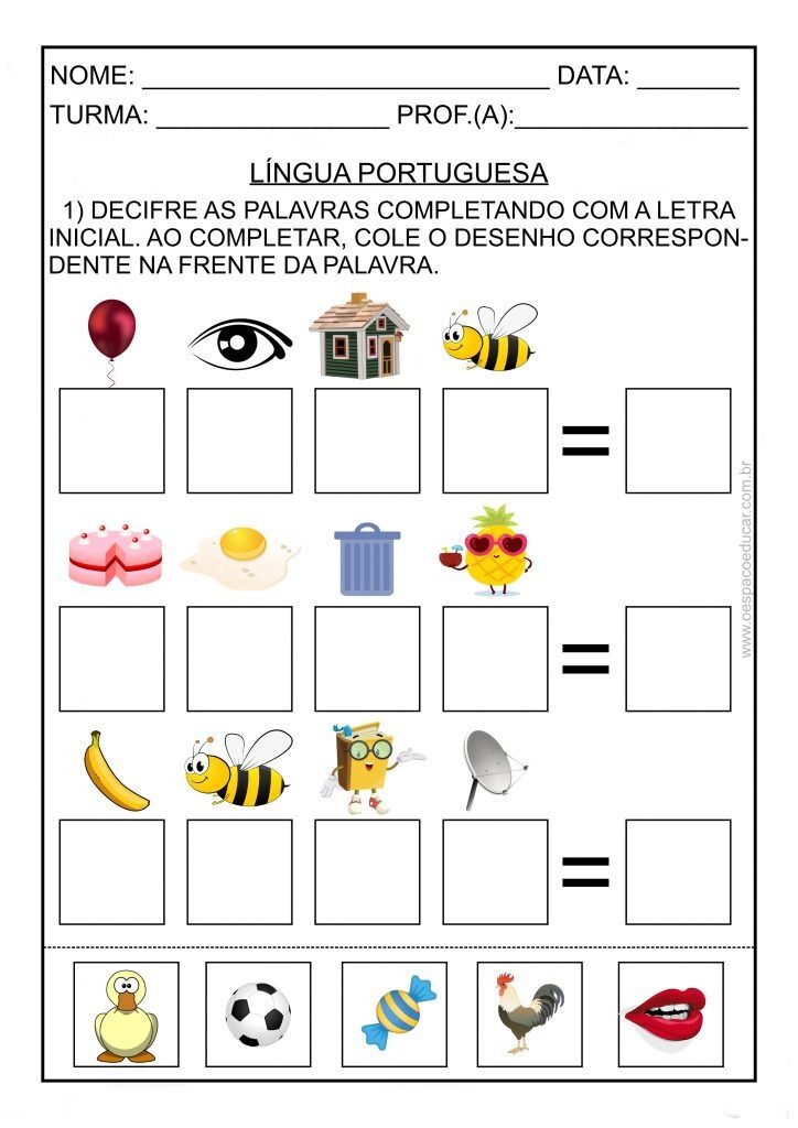 DECIFRANDO PALAVRAS