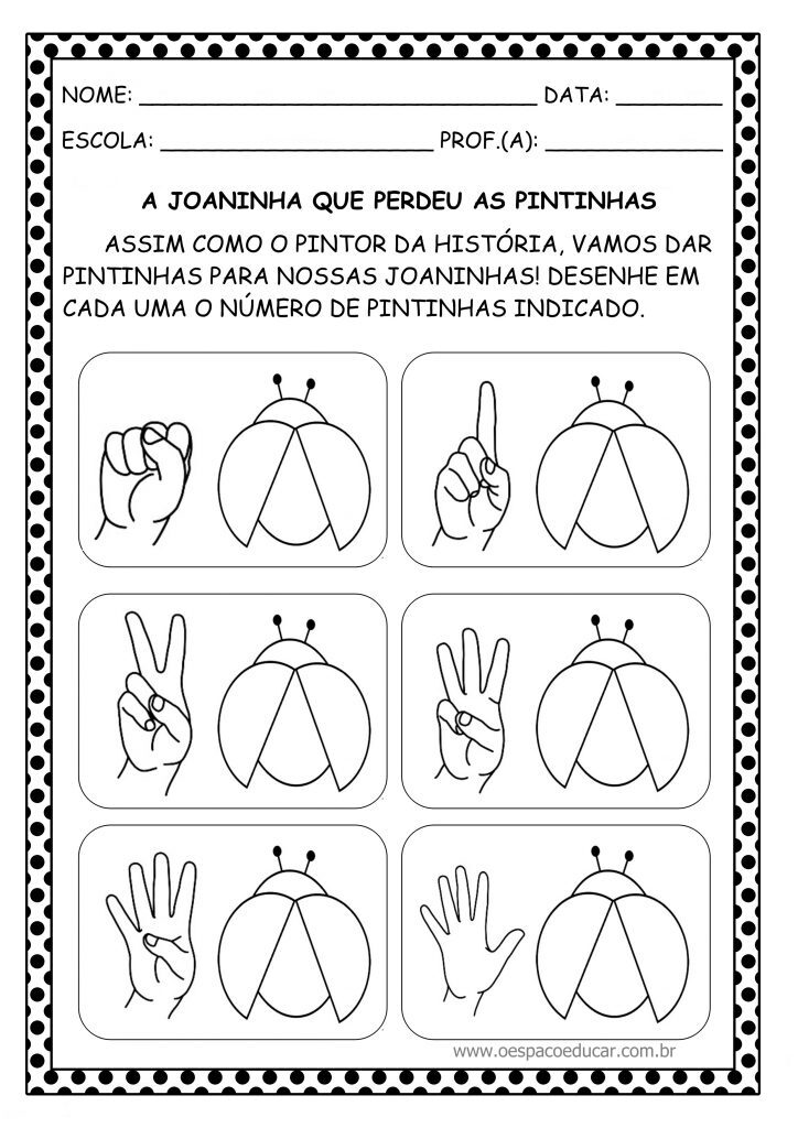A joaninha que perdeu as pintinhas