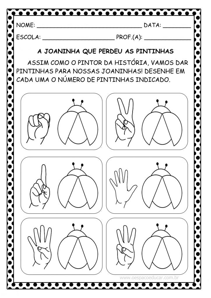 A joaninha que perdeu as pintinhas
