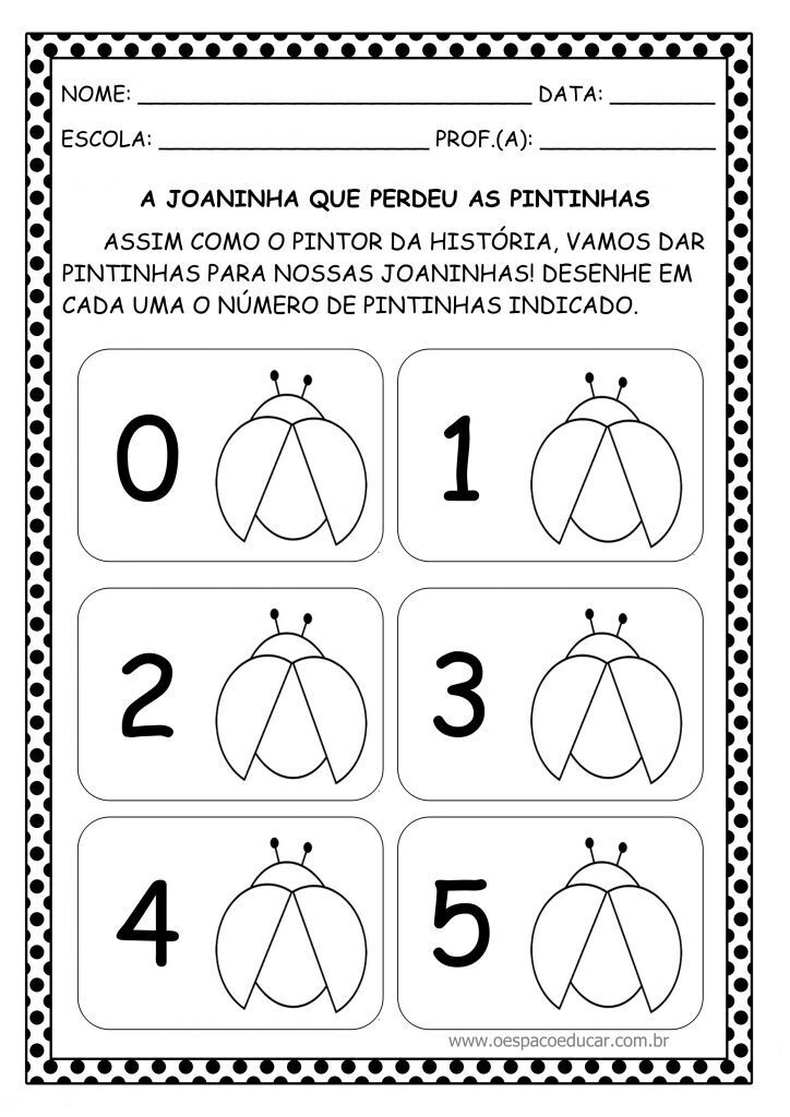 A joaninha que perdeu as pintinhas