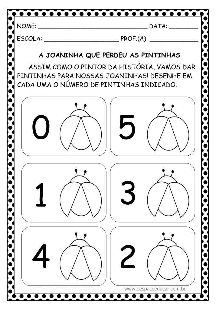 A joaninha que perdeu as pintinhas