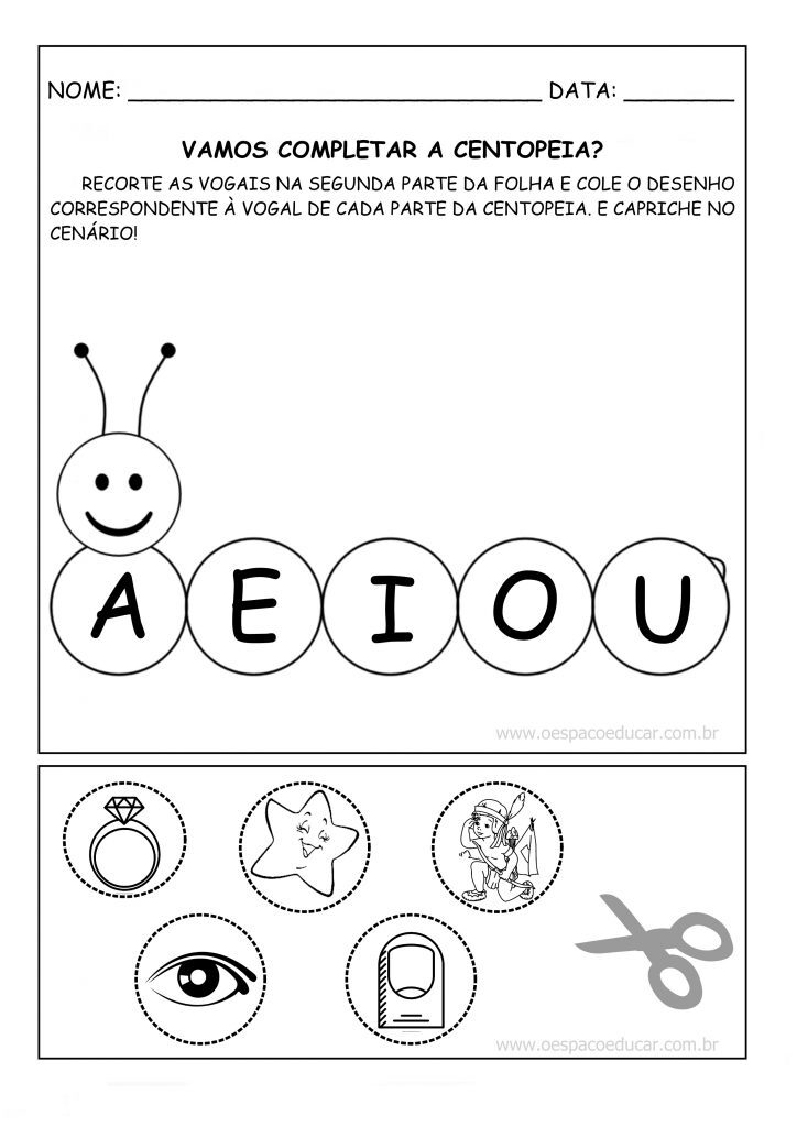 Centopeia vogais