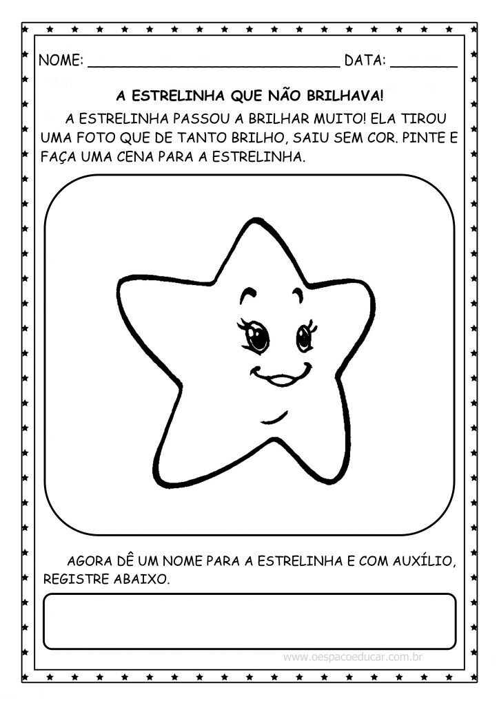 Sequencia a estrelinha que não brilhava