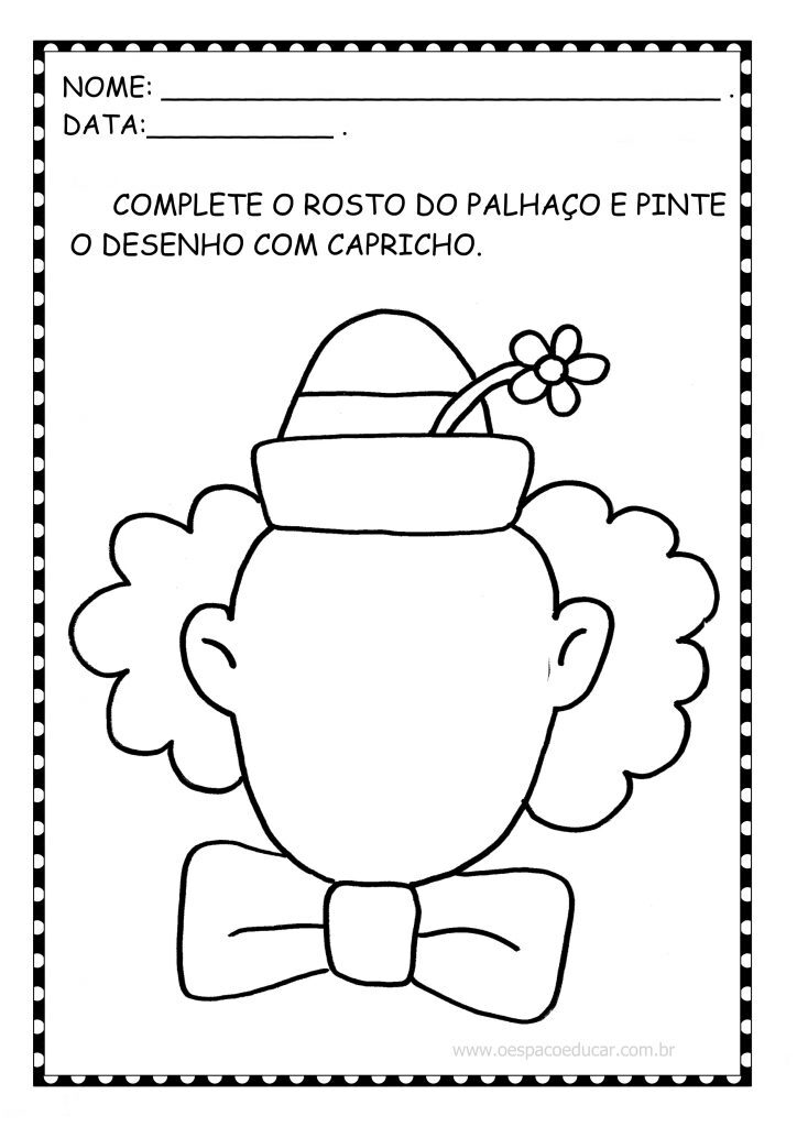 ATIVIDADES PALHAÇOS