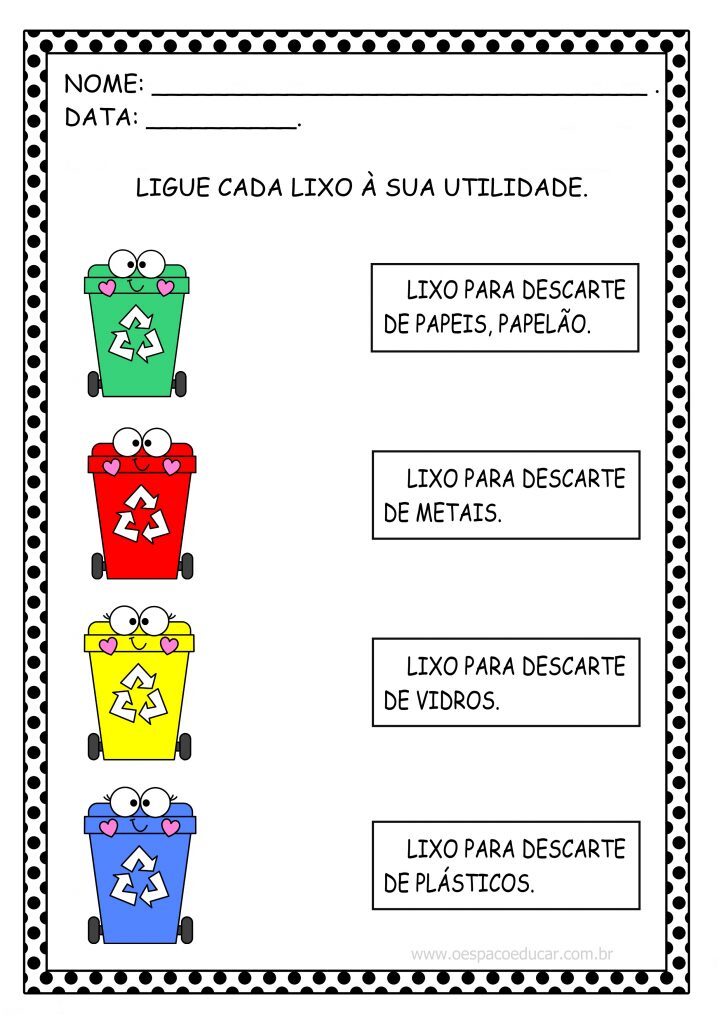 Atividades reciclagem