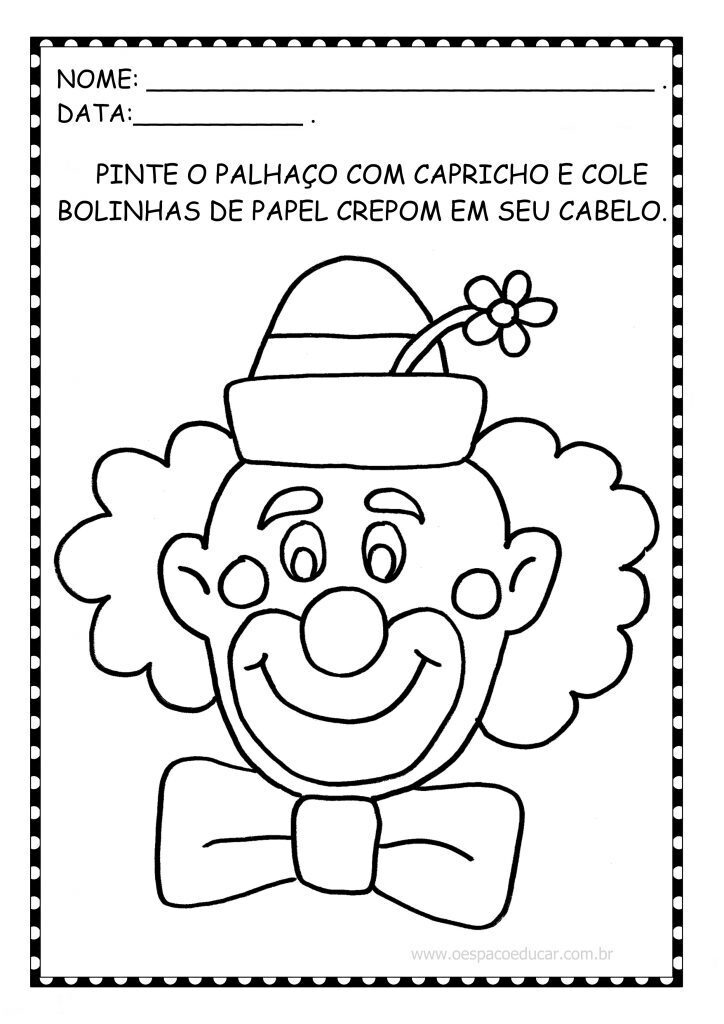 ATIVIDADES PALHAÇOS