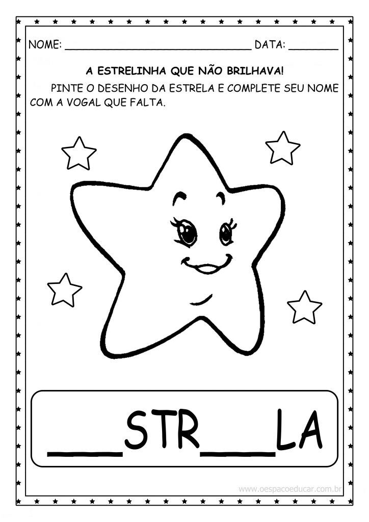Sequencia a estrelinha que não brilhava