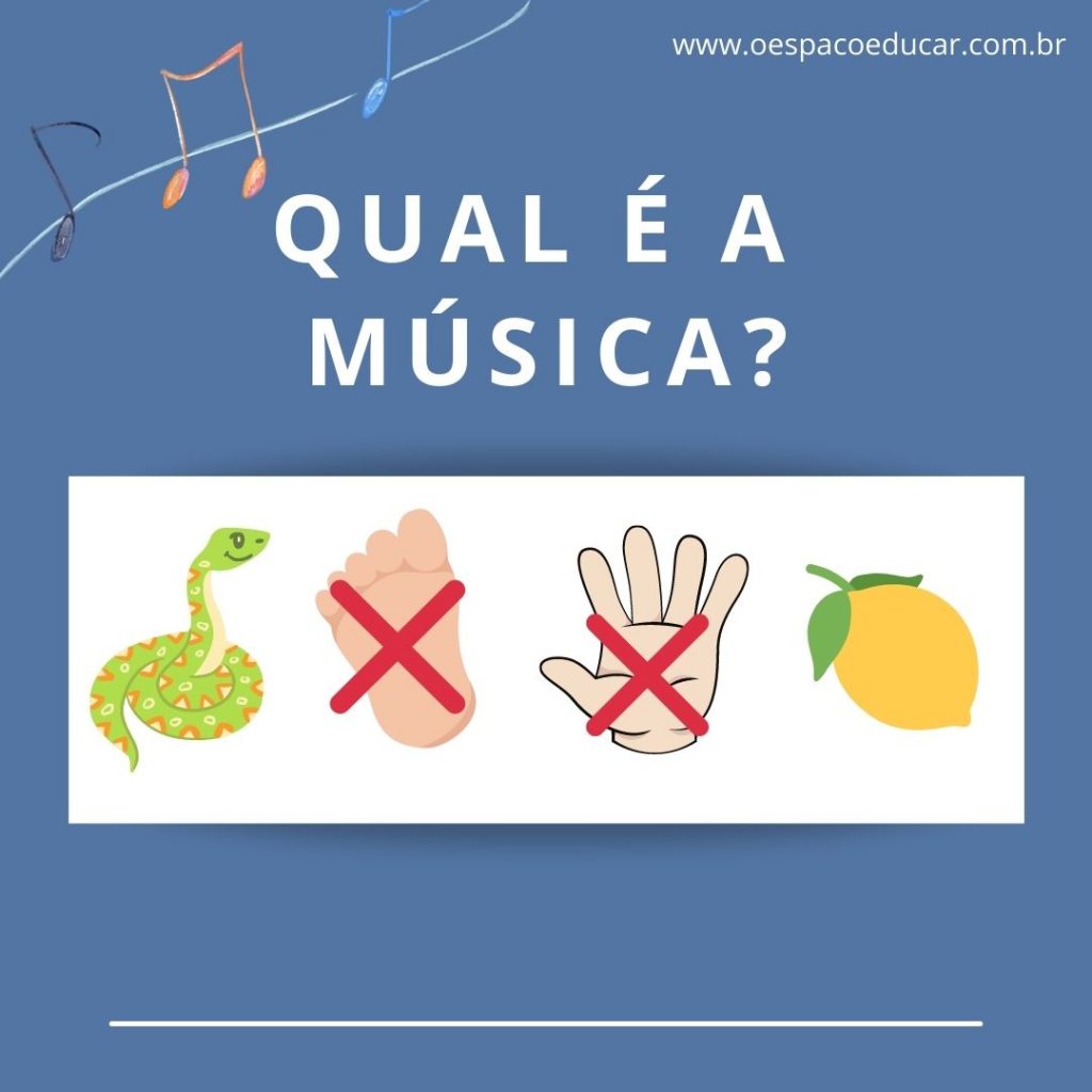 Fichas Qual é a música