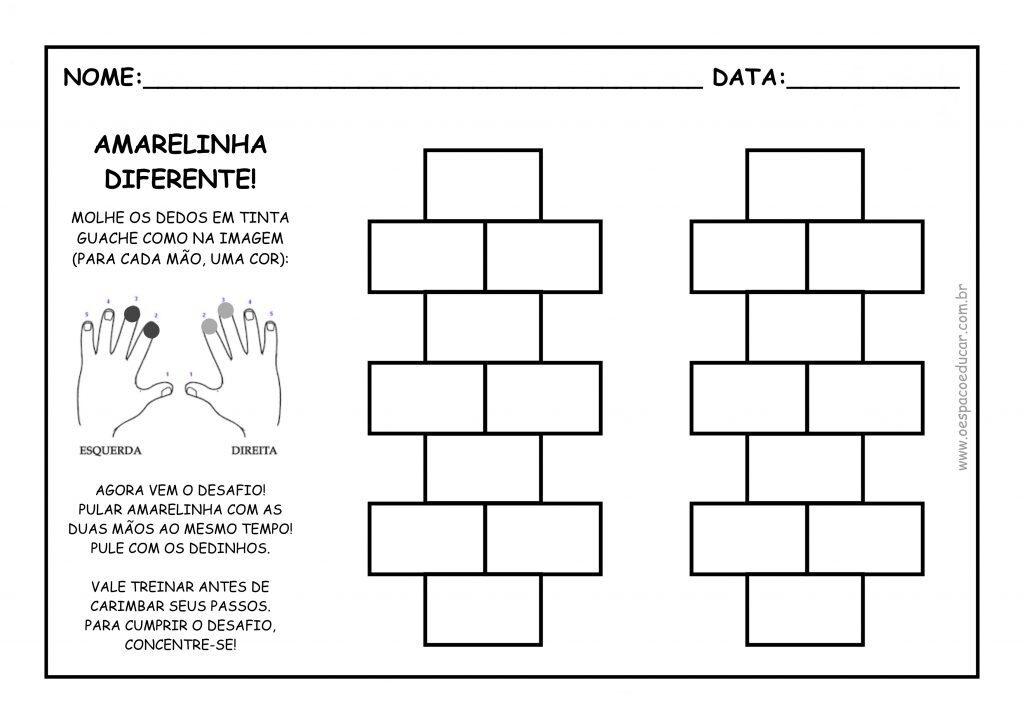 0amarelinha diferente