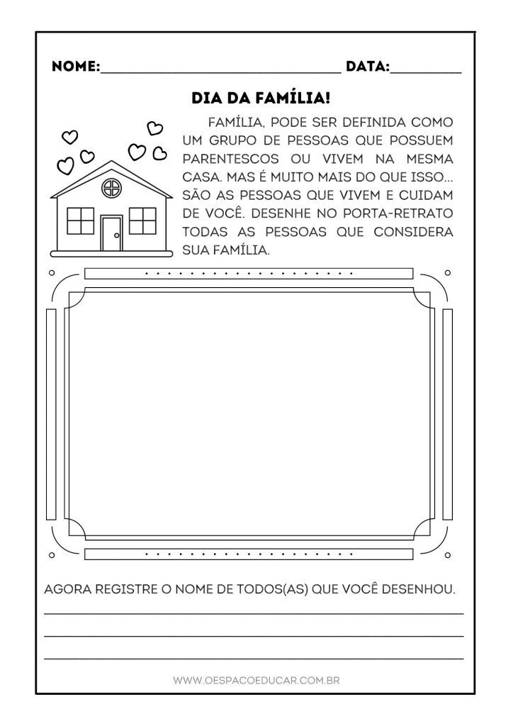 ATIVIDADES FAMÍLIA