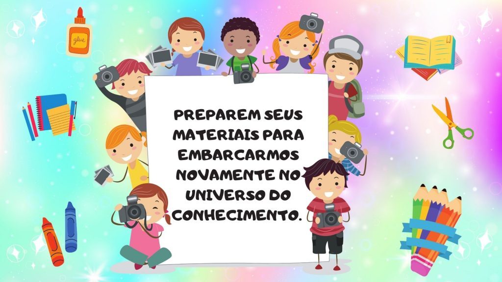Volta às aulas: cards e vídeo de incentivo!
