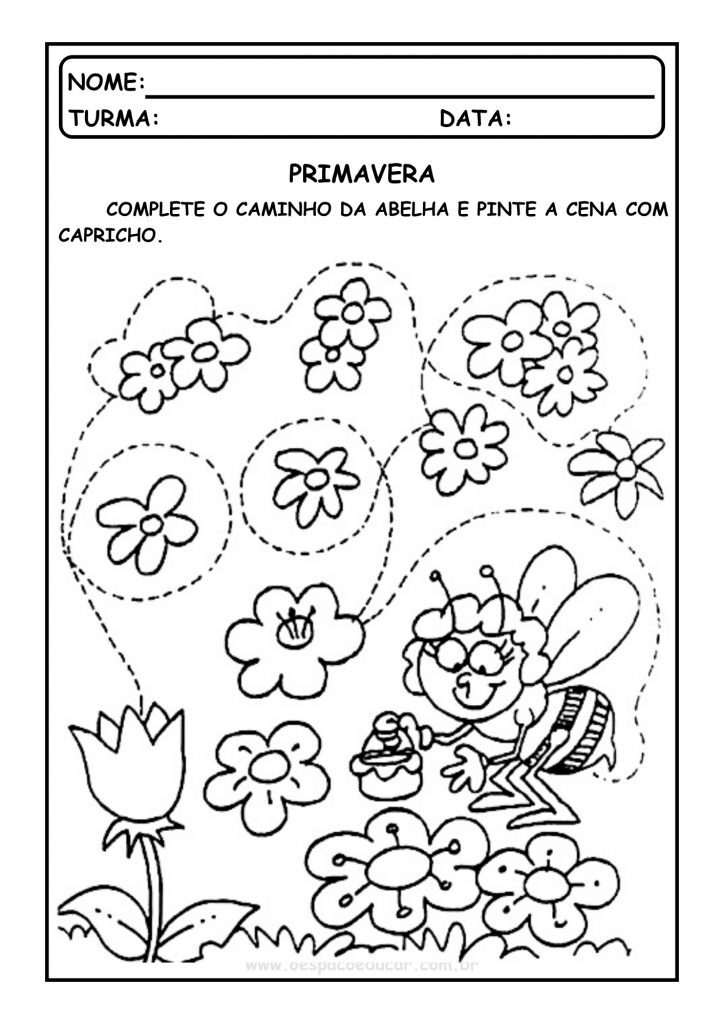 Educação Infantil: atividades para a Primavera!