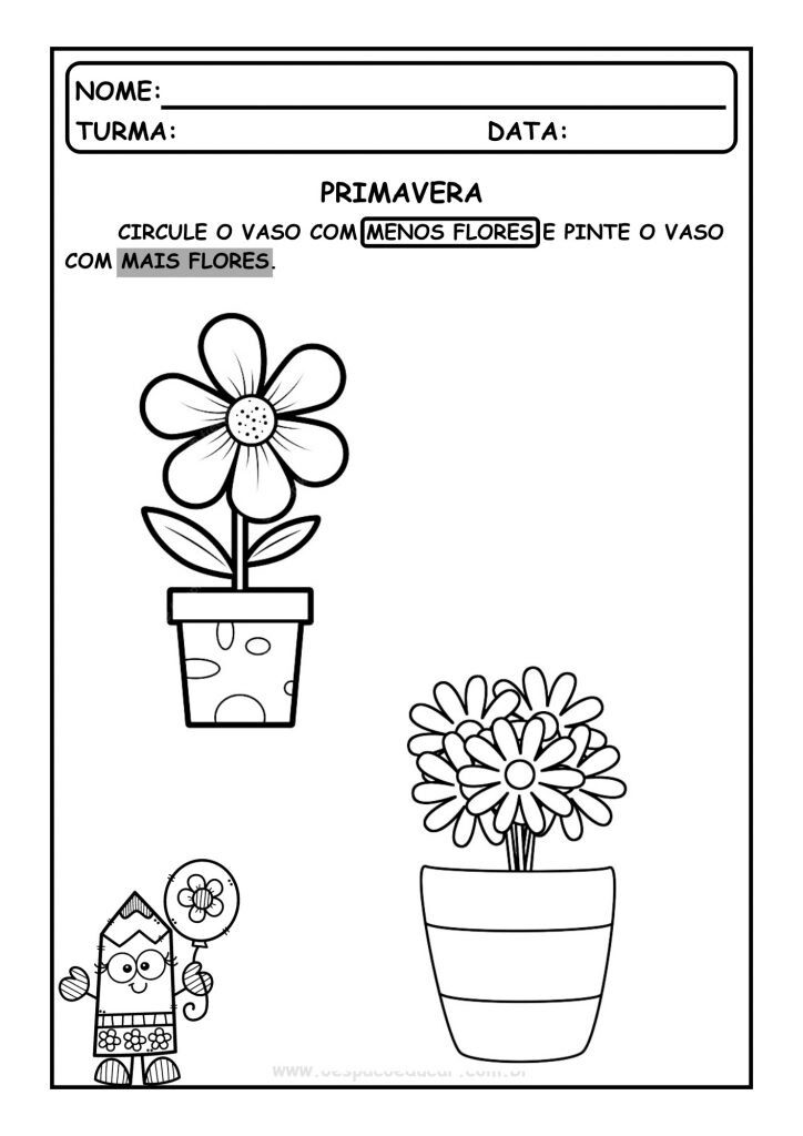 Educação Infantil: atividades para a Primavera!